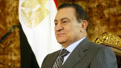 Former Egyptian President Hosni Mubarak