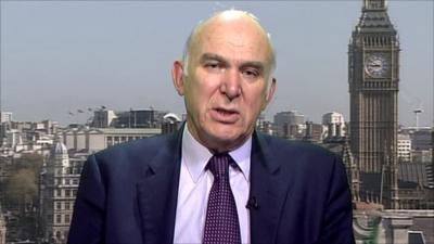 Business Secretary Vince Cable