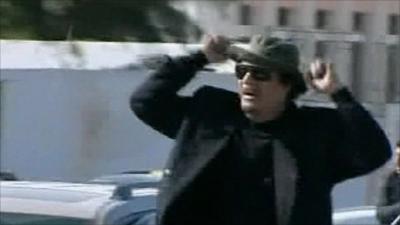 State TV aired footage it says was Col Gaddafi