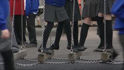 Children in a playground