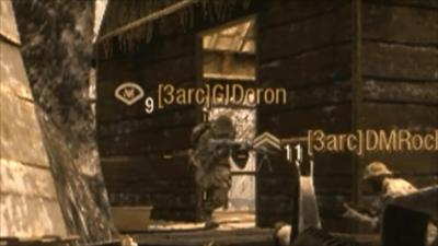 A treated image from Call of Duty