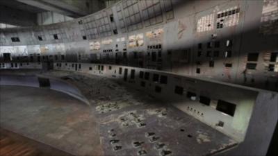 Inside Chernobyl nuclear plant