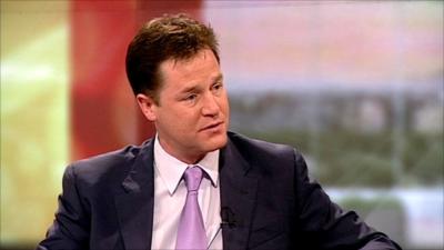 Deputy Prime Minister Nick Clegg