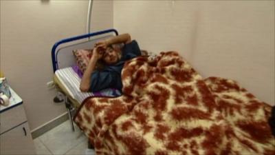 Patient in hospital in Misrata