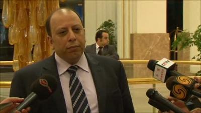 Libyan deputy foreign minister Khalid Kaim