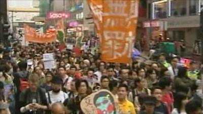 Protest in Hong Kong