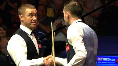 Stephen Hendry and Mark Selby