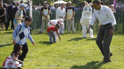 Easter egg roll at the White House, Washington