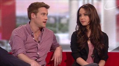 Camilla Luddington and Nico Evers-Swindel