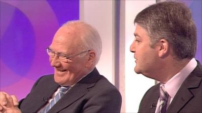 Sir Menzies Campbell and Conservative MP Philip Davies