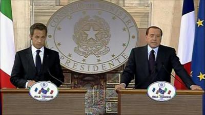 Sarkozy and Berlusconi