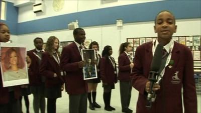 Pupils from Conisborough College, London