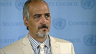 Syrian ambassador, Bashar Jaafari