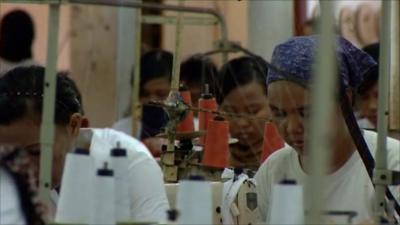 Indonesian garment workers