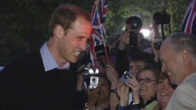 Prince William in The Mall