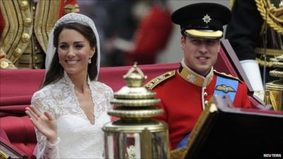 The Duchess of Cambridge and Prince William