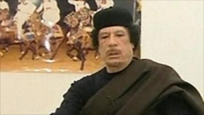 Colonel Muammar Gaddafi