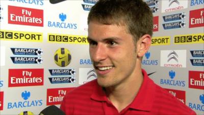 Arsenal midfielder Aaron Ramsey