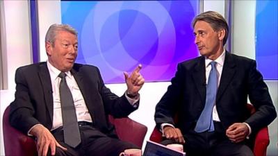 Alan Johnson and Philip Hammond