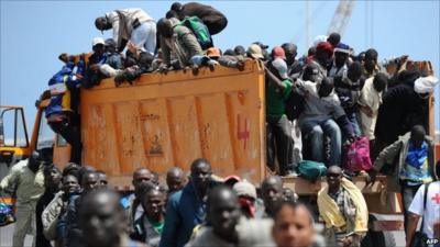 Migrants in Misrata