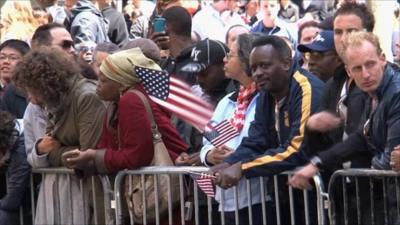 Resident on New York City gathering near Ground Zero