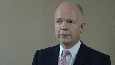 Foreign Secretary, William Hague