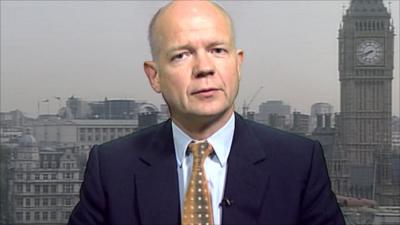 Foreign Secretary, William Hague