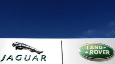 Jaguar Land Rover sign