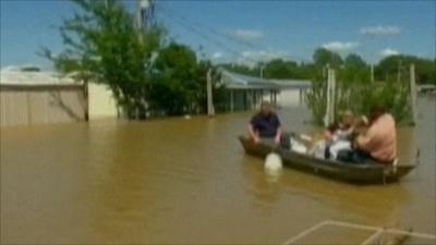 People in boat