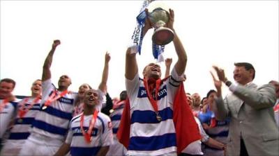 QPR receive Championship trophy