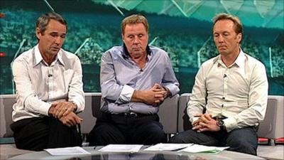 Alan Hansen, Harry Redknapp and Lee Dixon