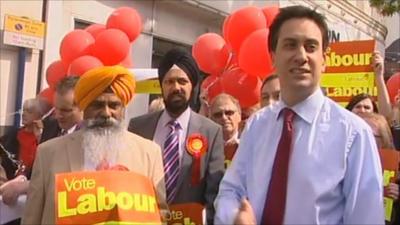 Ed Miliband and Labour supporters