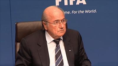 Fifa president Sepp Blatter