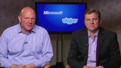 Steve Ballmer and Tony Bates