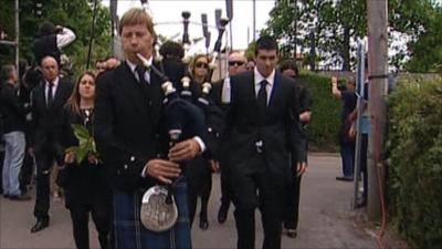 The funeral of Seve Ballesteros