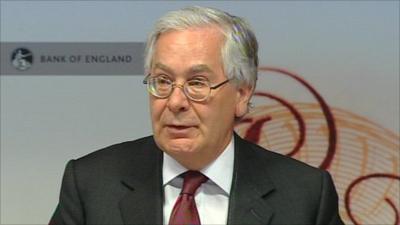 Governor of the Bank of England, Mervyn King