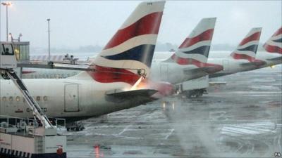 De-icing at Heathrow