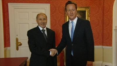 Abdul Jalil and David Cameron