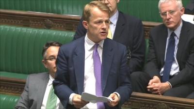 David Laws in House of Commons