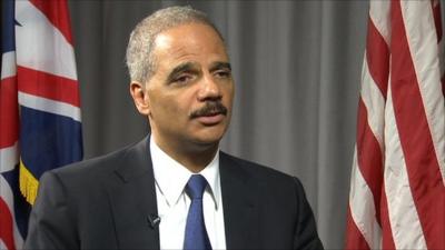 US Attorney General Eric Holder