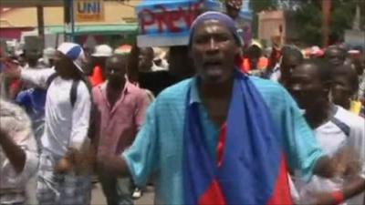 Clashes in Haiti