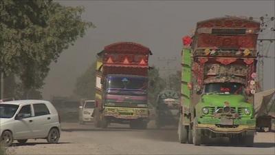 Lorries in Pakistan