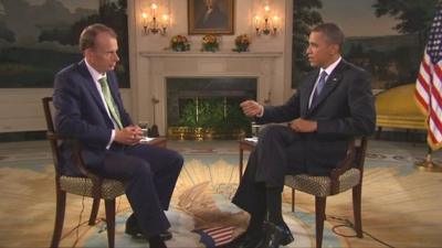 Andrew Marr interviews US President Barack Obama