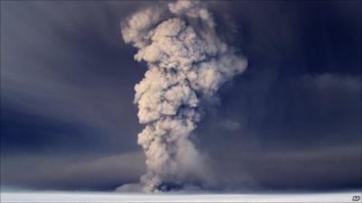 Volcanic ash cloud