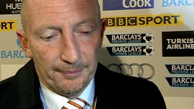 Blackpool manager Ian Holloway