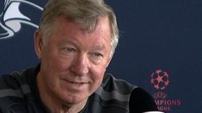 Manchester United manager Sir Alex Ferguson