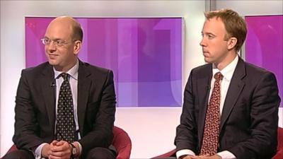 Conservative MPs Mark Reckless and Matthew Hancock