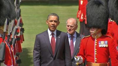 President Obama with the Duke of Edinburgh