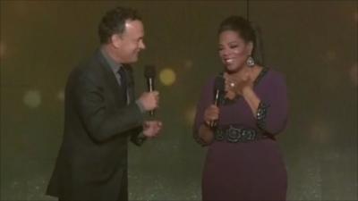 Tom Hanks and Oprah Winfrey