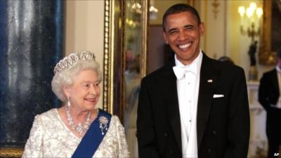 The Queen and President Obama